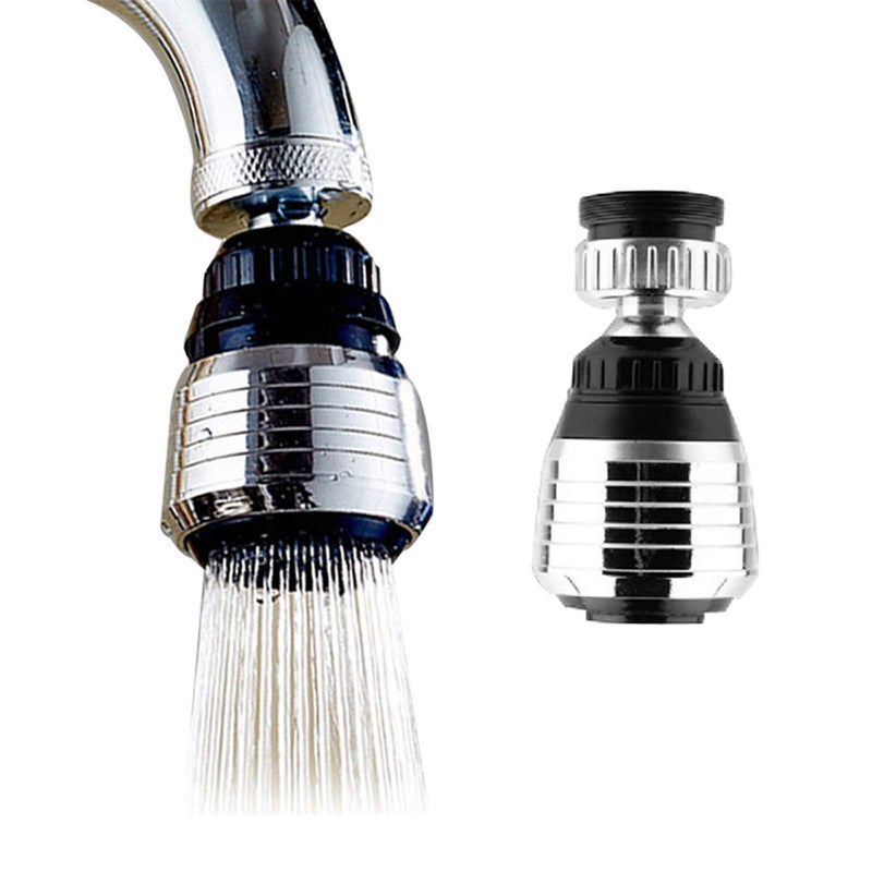 ONESWI 2PCS 360-Degree Swivel Kitchen Sink Faucet Aerator with 2 Function Swivel Sprayer,Water Saving Bubbler Connector Swivel Tap Aerator Diffuser for Kitchen Bathroom â€¦ - Image 1
